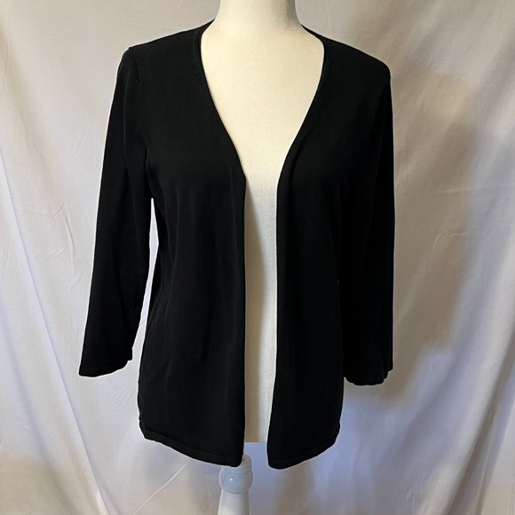 Linden Hill button close black cardigan sweater - Picture 4 of 5